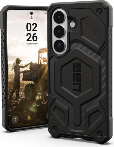 UAG Urban Armor Gear Monarch Pro Case mit Magnet-Modul  Samsung Galaxy S26  carbon fiber  214515114242 (214515114242)