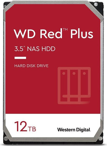 WD HDD Red Plus 12TB 3.5 SATA 512MB - Festplatte - Serial ATA (WD120EFGX)