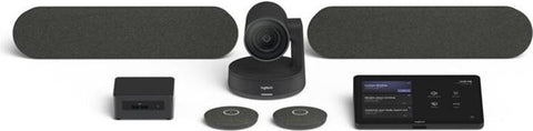 Logitech Large Microsoft Teams Rooms with Tap + Rally Plus + ASUS NUC - Microsoft Teams Raumsystem - mit 90 days Logitech JumpStart registration - Graphite (TAPRAPMSTASU)