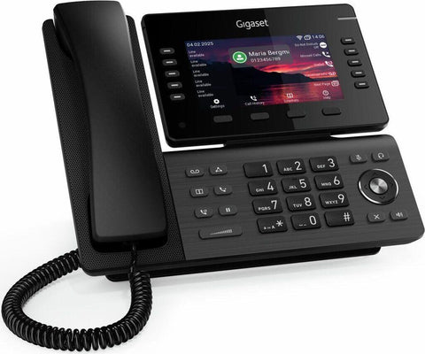 Gigaset P850W IP PRO IP Tischtelefon 12,7 cm 5 Zoll TFT-Farbdisplay 2x USB WLAN Anschluss fr P800 KEY PRO Expanson Module PoE - Power over Ethernet (S30853-H4104-R101)