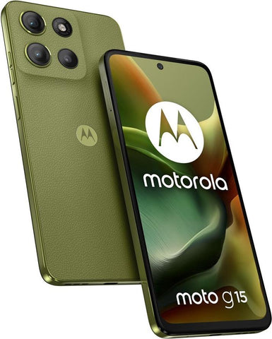 Motorola moto g15 17,1 cm (6.72") Dual-SIM Android 15 4G USB Typ-C 8 GB 128 GB 5200 mAh Grn (PB6E0016PL)