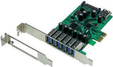 6+1 Port USB 3.0-Controllerkarte PCIe