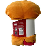 Coperta con cappuccio 3D - POKEMON - Charmander - 120 x 150 cm - Ultra morbida - Colorata