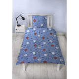 Set letto reversibile - POKEMON - Pikachu e Starter 1G III - Microfibra - 1 copripiumino 140 x 200 cm + 1 federa 63 x 63 cm