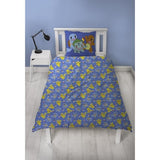 Completo letto reversibile - POKEMON - Pikachu e Starter 1G II - Microfibra - 1 copripiumino 140 x 200 cm + 1 federa 63 x 63 cm
