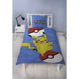 Set letto - POKEMON - Pikachu III - Microfibra - 1 copripiumino 140 x 200 cm + 1 federa 63 x 63 cm