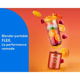 Nutribullet Smoothie-Maker, fr unterwegs, 0,59 l Fassungsvermgen, Akkubetrieb, Icecrush-Funktion, (NBP013OR)