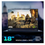 ACER PREDATOR HELIOS NEO 18 AI PHN18-72-914F 18" WQXGA INTEL CORE ULTR A9 275HX RAM 32GB-SSD 2TB NVMe-NVIDIA GEFORCE RTX 5070 8GB-WI-FI 6E -GIGABIT ETHENET BLUETOOTH-WIN 11 HOME (NH.QVEET.005)