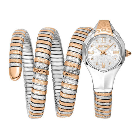 *** Just Cavalli Signature Snake Ravenna JC1L271M0065 Damenuhr