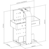 Oplite Universelle Konsolenhalterung GTR S3/S8 & R8 Fury bl retail (OP-GTR-UCM)