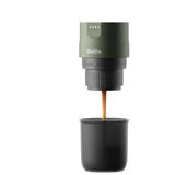 OutIn Nano, Schwarz, Gr?n, Gemahlener Kaffee, 20 bar, 92 ?C, 0,08 l, 7500 mAh