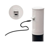 OutIn OTEM-01-PW Przeno?ny elektryczny ekspres do kawy, Wei?, Kaffeekapsel, Gemahlener Kaffee, 20 bar, 92 ?C, 7500 mAh, 2,5 h