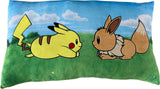 Cuscino Premium - POKEMON - Pikachu & Eevee - Microfibra - 60 cm