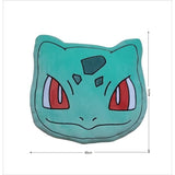 Cuscino 3D Premium - POKEMON - Volto di Bulbasaur - Microfibra - 40 cm
