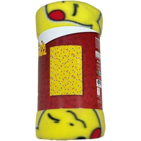 Coperta - POKEMON - Facce di Pikachu - 100 x 140 cm