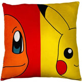 Cuscino bifacciale - Quadrato - POKEMON - Starter - Microfibra - 40 x 40 cm