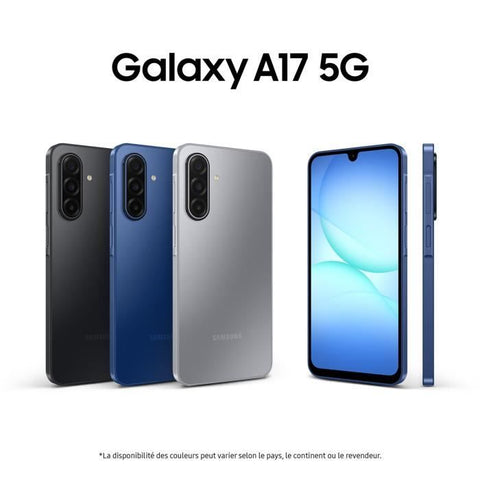 Samsung Galaxy A17 5G - 5G Smartphone - Dual-SIM - RAM 4 GB / Interner Speicher 128 GB - microSD slot - OLED display - 6.7" - 2340 x 1080 Pixel - (90 Hz)