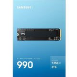 Samsung 990 MZ-V9V2T0BW - SSD - verschl?sselt - 2 TB - intern - M.2 2280 - PCIe 4.0 x4 (NVMe)