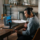 SENNHEISER PROFILE MICROFONO USB CON SUPPORTO DA TAVOLO DESIGN PLUG & PLAY IDEALE PER PODCASTING E STREAMING CAPSULA CONDENSATORE CARDIOIDE CAVO USB-C 1,2 MT - NERO