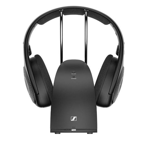 SENNHEISER RS 120-W CUFFIE WIRELESS A PADIGLIONE TV BLUETOOTH BASE DI RICARICA NERO