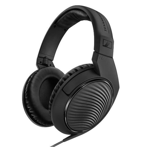 SENNHEISER HD 200 PRO CUFFIA STEREO CHIUSA DINAMICA CIRCUMAURALE PROFESSIONALE JACK 3.5mm CON ADATTATORE A 6.3mm NERO