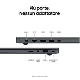 SAMSUNG GALAXY BOOK4 NP754XGK-KG2IT 15.6" INTEL CORE 5 120U RAM 16GB-SSD 512GB NVMe-IRIS Xe GRAPHICS-WI-FI 6-WIN 11 PROF