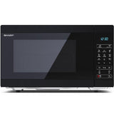 SHARP MG81EB FORNO A MICROONDE CON GRILL 1000W 28 LT CONTROLLO DIGITALE 11 LIVELLI DI POTENZA FUNZIONE DI SCONGELAMENTO NERO