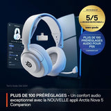 SteelSeries Arctis Nova 5P Wireless Gaming Headset, wei (61674)