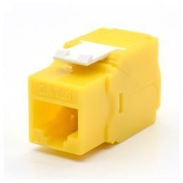 WP EUROPE PRESA KEYSTONE TOOLLESS RJ45 UTP CAT.6 GIALLO