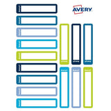 AVERY CONF 30 ETICHETTE ADESIVE PER PENNE E MATITE 10X50 mm BIANCO