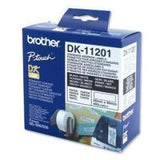 BROTHER DK11201 400 ETICHETTE ADESIVE BIANCO OPACO 29X90MM PER QL500-QL500A-QL550-QL560VP-QL570-QL580N-QL650TD-QL1050-QL1060N