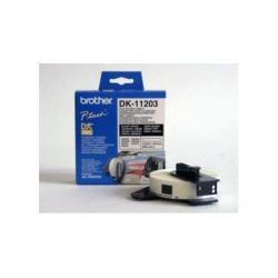 BROTHER DK11203 CONF 300 ETICHETTE 87x17 MM ADESIVE BIANCO OPACO