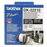BROTHER DK22210 NASTRO ADESIVO BIANCO STAMPA NERO 29MM X 30.48MT