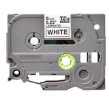 BROTHER TZE211 NASTRO TIPO TZ BIANCO STAMPA NERO 6MM