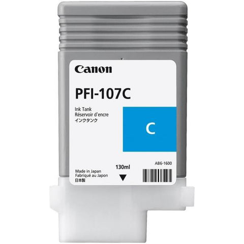 CANON PFI-107C TANICA CIANO PER IMAGEPROGRAF 680-685-780-785 GARANZIA ITALIA (6706B001AA)