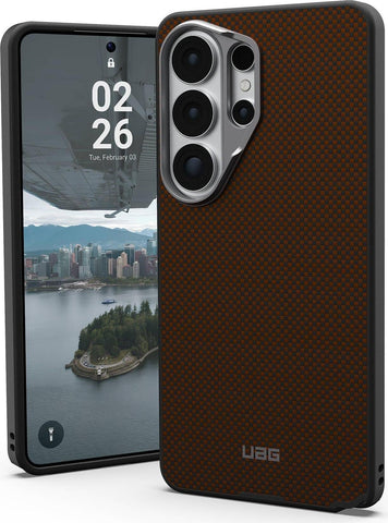 UAG Urban Armor Gear FIBR ARMR Case mit Magnet-Modul  Samsung Galaxy S26 Ultra  orange/charcoal (schwarz)  214545119732 (214545119732)