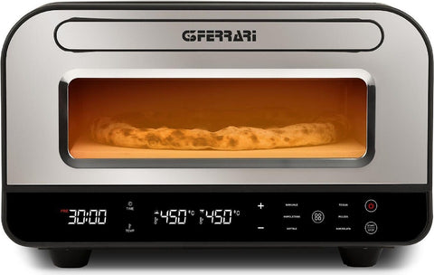G3Ferrari Pizzaofen Pizza Pro 2 Minuti G10204 edelstahl/schwarz bis 1.850 Watt fr O (G10204)