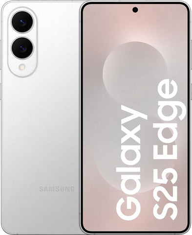 Samsung Galaxy S25 Edge 17 cm (6.7") Dual-SIM Android 15 5G USB Typ-C 12 GB 512 GB 3900 mAh Silber [Energieklasse A] (SM-S937BZSGEUE)