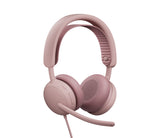 Logitech Zone Wired 2 Headset, ROSE (981-001620)