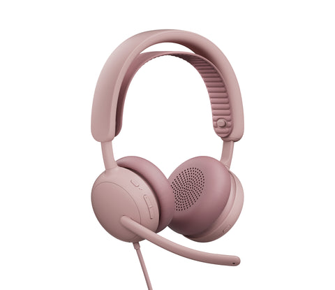 Logitech Zone Wired 2 Headset, ROSE (981-001620)