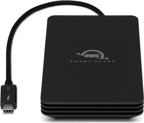 OWC Envoy Ultra - SSD - 4 TB - extern (tragbar) - M.2 NVMe (M.2 NVMe) - Thunderbolt 5 (USB-C Steckverbinder) - Schwarz (OWCTB5ENVU04)