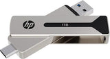 HP 512GB Solid State Grade OTG Type-C Flash Drive 911 Pro (HPFD911PRO-512)