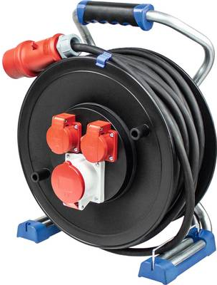 as - Schwabe 22655 Kabeltrommel Schwarz CEE-Stecker 16 A 5polig (22655)