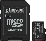 Kingston Canvas Select Plus - Flash-Speicherkarte - 512 GB - microSDXC UHS-I (SDCS3/512GB)