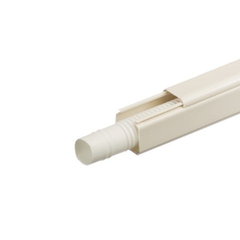 ARTIPLASTIC 0312BC Canalina con Coperchio per Tubo Spiralato D 16 e per Tubo Corrugato - Barra da 2 mt