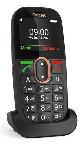 Gigaset GL695 SIM Featurephone 4G LTE schwarz (S30853-H1234-R111)