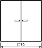 Jung HOME Taster 2fach BTLS17102WW 1 (BTLS17102WW)