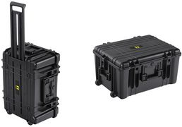 allit Universalkoffer DinoPlus Outdoor >FR< 26, schwarz aus schlagfestem Polypropylen (PP), mit Schaumstoffeinlage, - 1 Stck (458860)