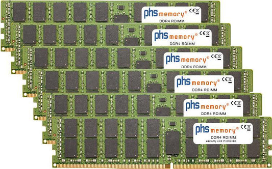 PHS-memory 192GB (6x32GB) Kit RAM Speicher fr Apple MacPro 12-Core 3,3GHz (2019) DDR4 RDIMM 2933MHz PC4-23400-R (SP336462)