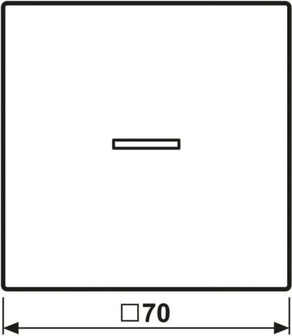 JUNG BTLS17101PWW JUNG HOME Taster 1fach mit Pfeilsymbolen